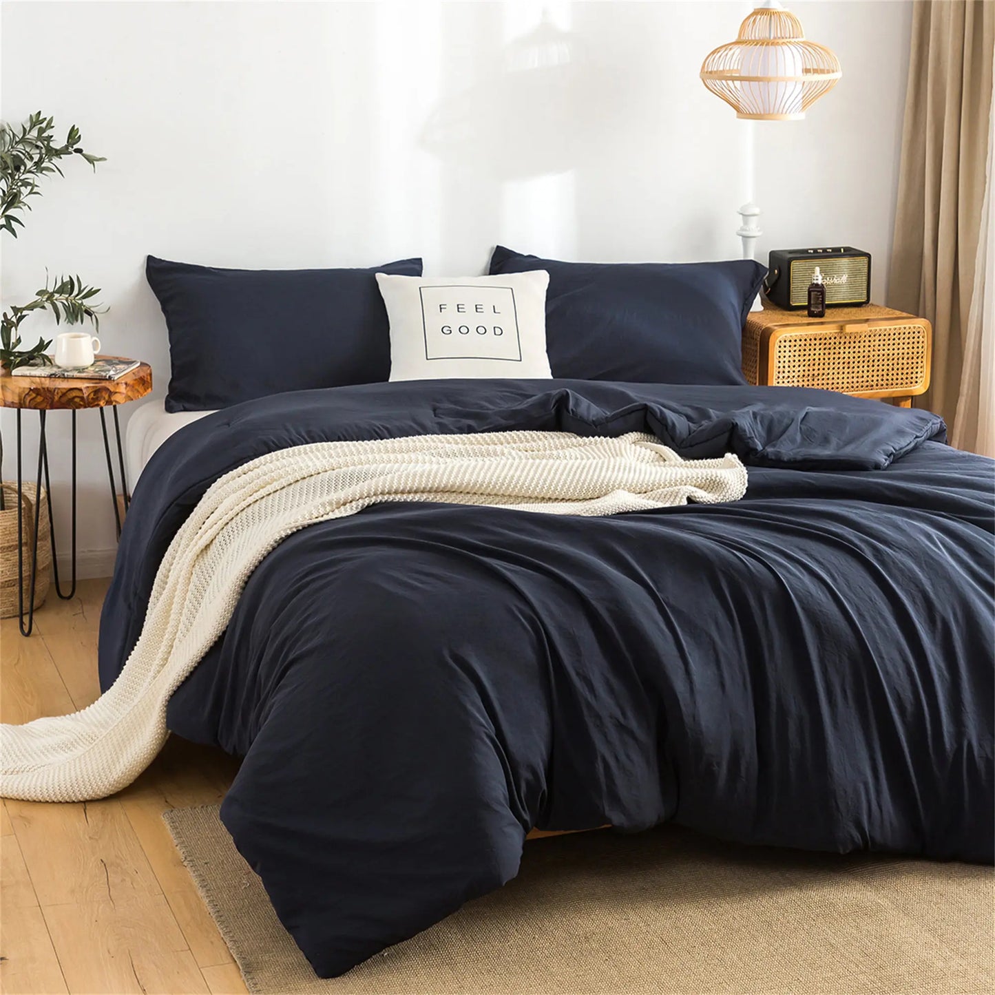 Soft Reversible Bedding Comforter Set