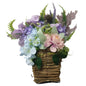 Hydrangea Flower Basket Door Hanging Wreath