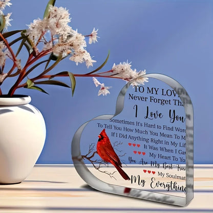 To My Love Acrylic Gift For Her