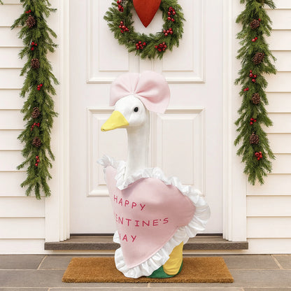 Valentine s Day Goose for Outdoor Lawn Decor