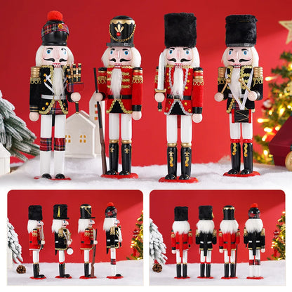 30cm Nutcracker Soldier  Wooden  Statues