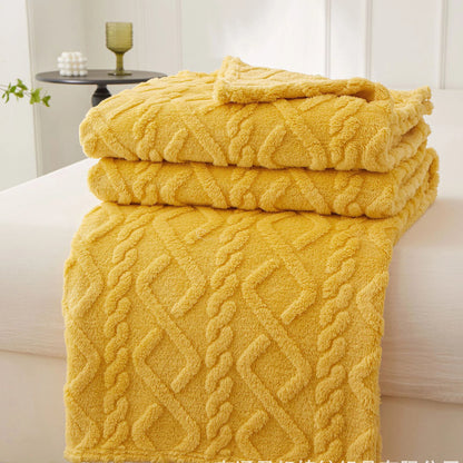 Warm Sherpa Soft Sofa Cover Throw Blanket