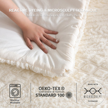 Plush Fleece Sherpa Cotton Comforter Set