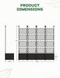 Plastic Plant Box with Metal Trellis