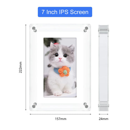 Acrylic Digital Photo Frame 5 and 7 Inch