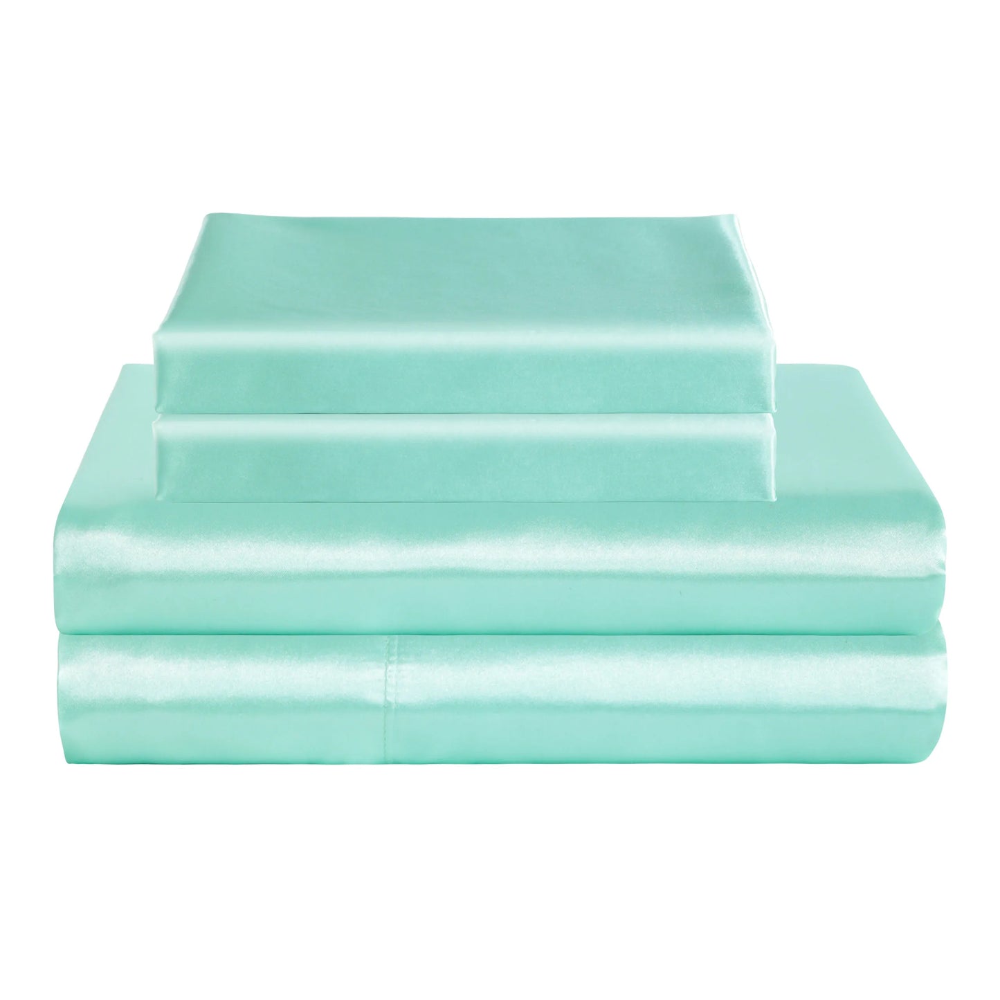 3 Pieces Silky Satin Cooling Sheet Set