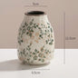 Ice Crackle Ceramic Vase Handmade