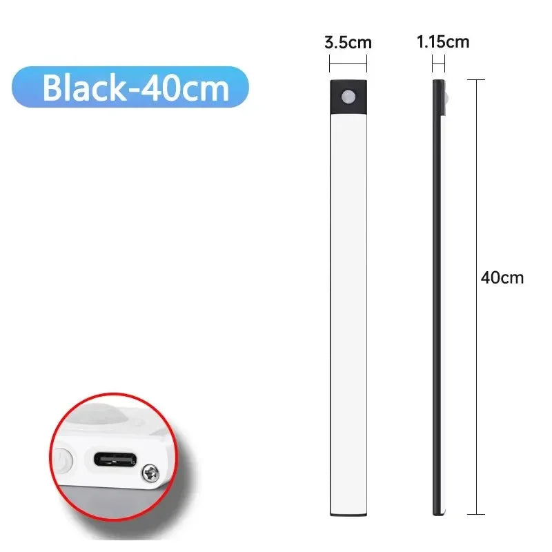 LED Cabinet Light USB Type-C Motion Sensor
