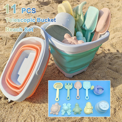 Kids Beach Bucket Shovel Sand tools Set