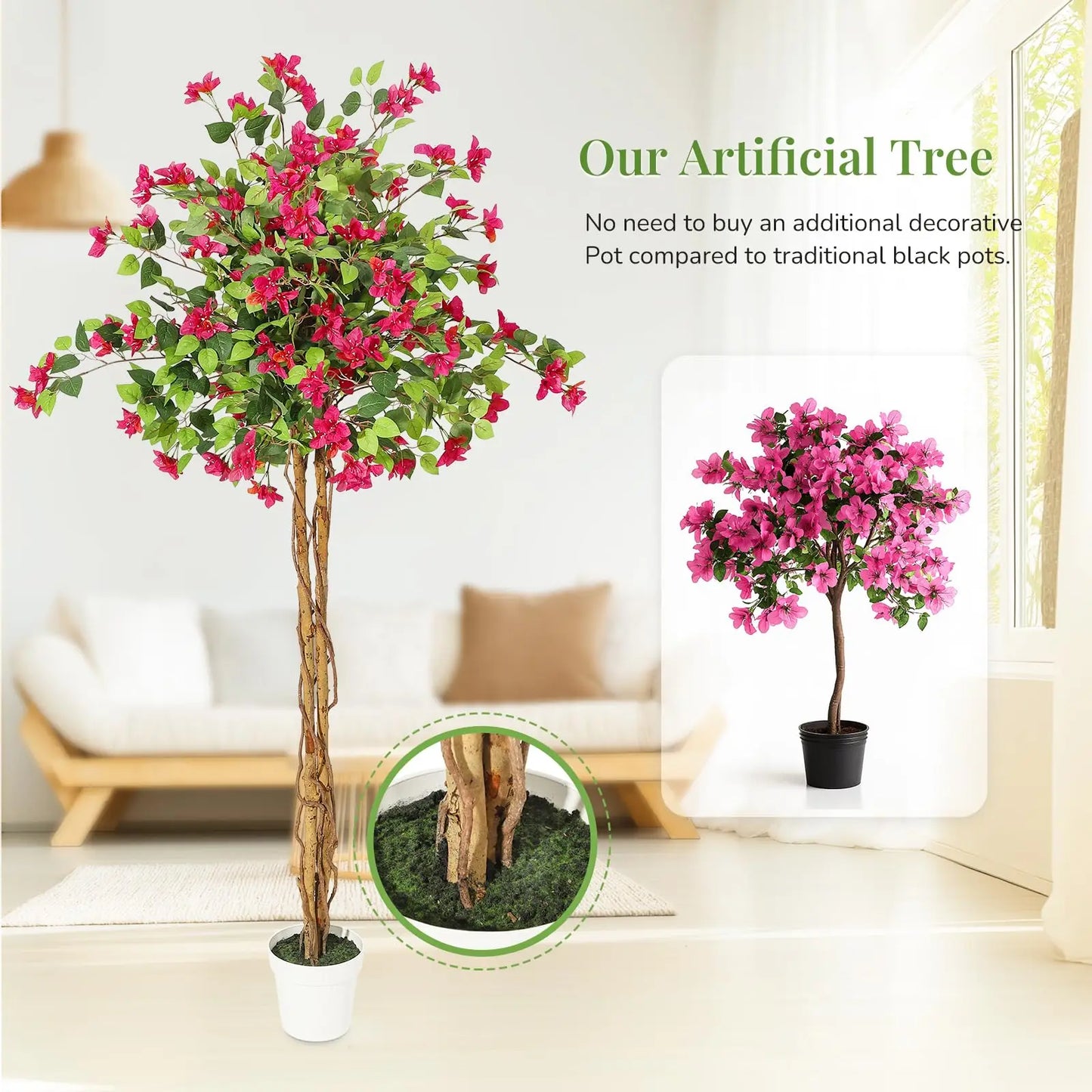 Artificial Bougainvillea Tree