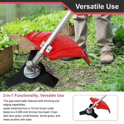 4-Stroke Gas Weed Eater 31cc 15lb