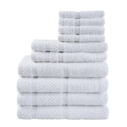 10 Piece Towel Set with Upgraded Softness & Durability