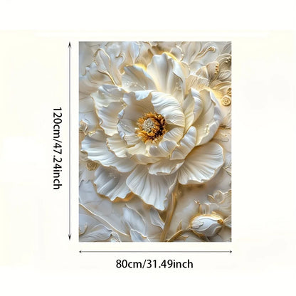 Modern abstract floral canvas art prints, frameless