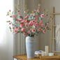 5pcs/set Camellia Silk Flower Long Branch