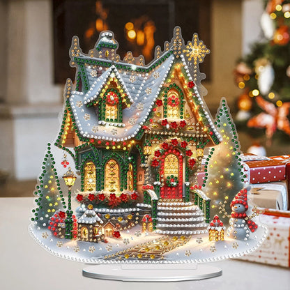 Acrylic Christmas House Kit
