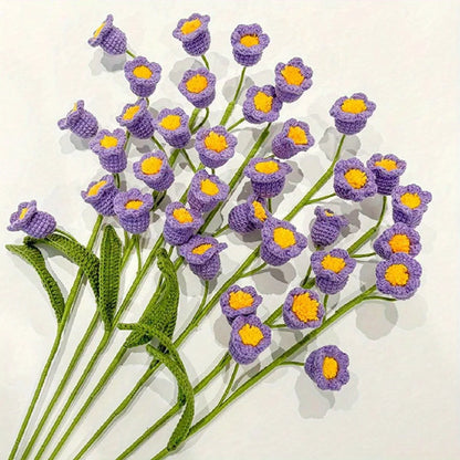 6 Crochet Flower Bouquet, 15.7 Handmade