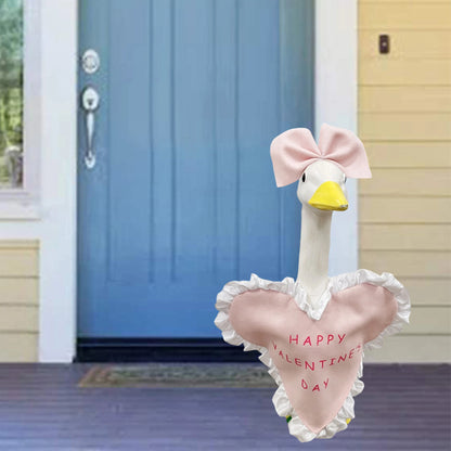 Valentine s Day Goose for Outdoor Lawn Decor