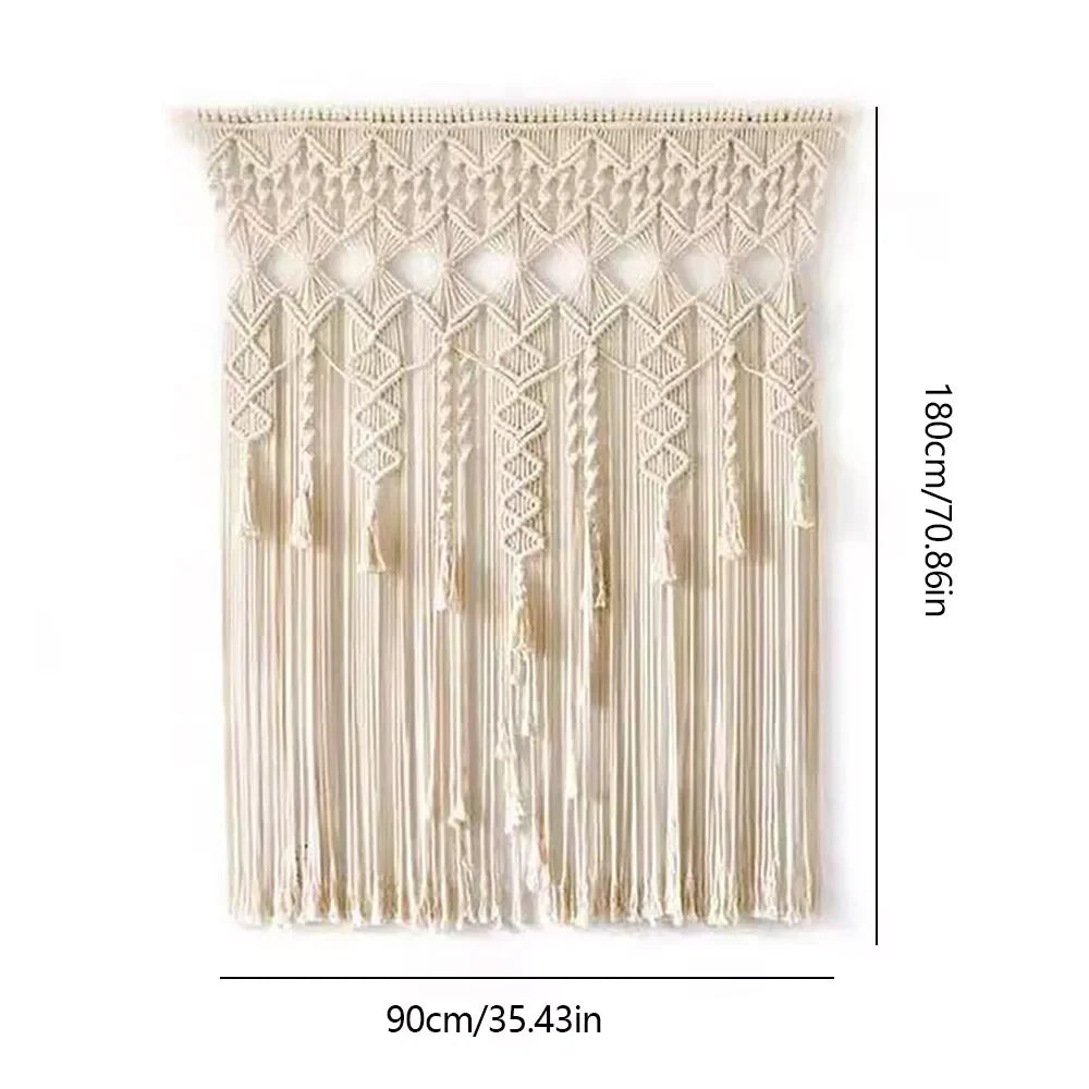 Macrame Woven Wall Hanging Tapestry