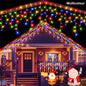 Solar Icicle Curtain Lights -  8 Modes