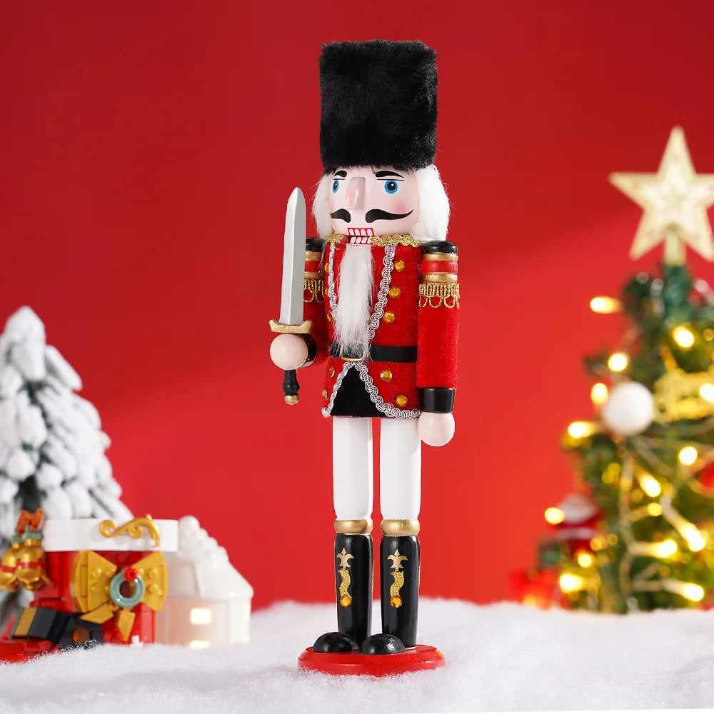 30cm Nutcracker Soldier  Wooden  Statues