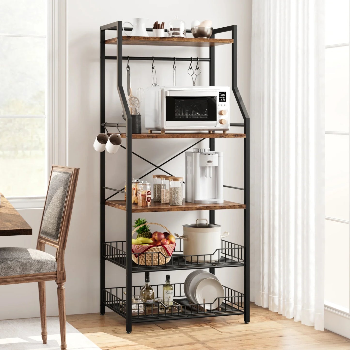 Kitchen Bakers Rack Microwave Oven Stand