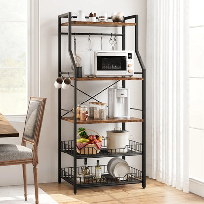 Kitchen Bakers Rack Microwave Oven Stand