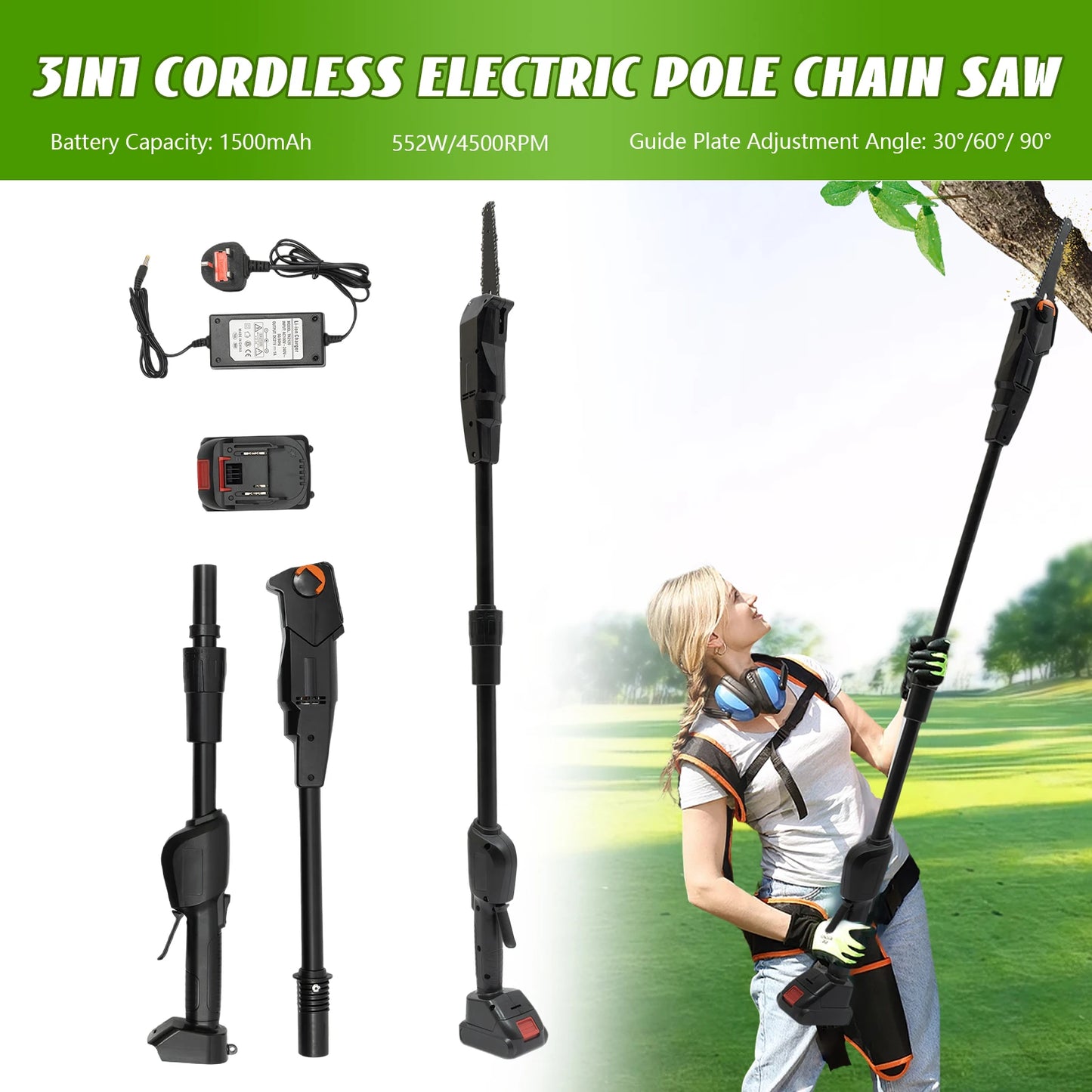 Electric Pole Chain Saw