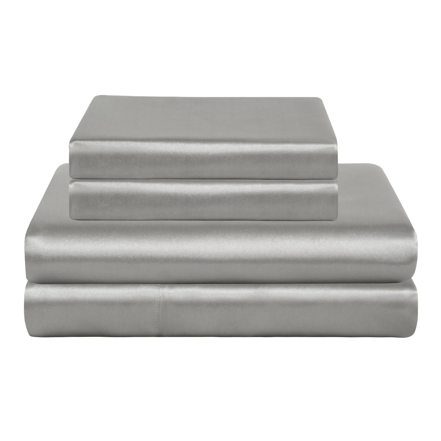 3 Pieces Silky Satin Cooling Sheet Set