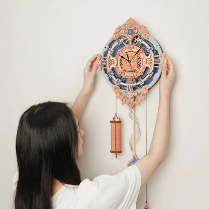3D Wooden Puzzle DIY Wall Clock
