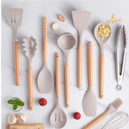 11pcs Silicone Kitchen Utensil Set