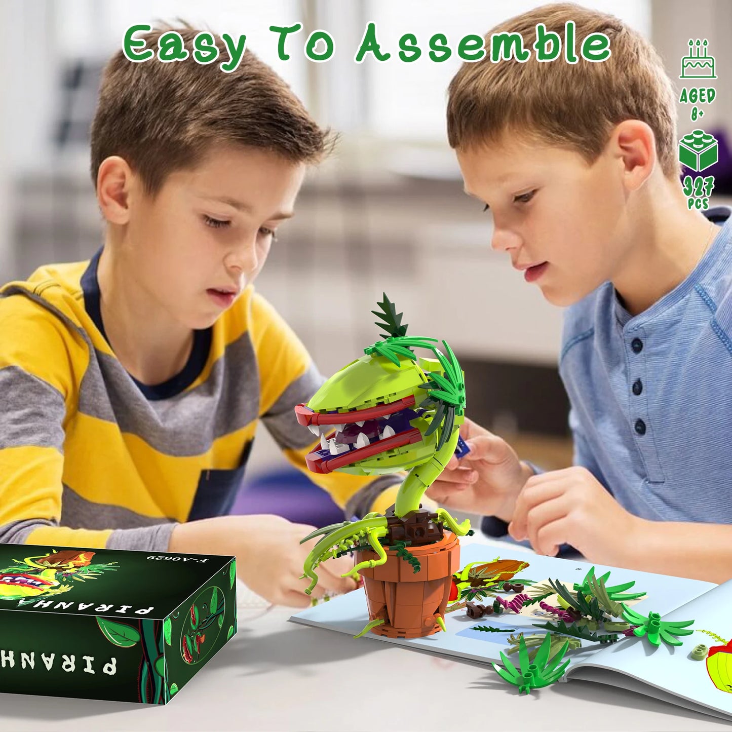 Little Shop of Horrors Audrey 2 Piranha Plant Building Blocks
