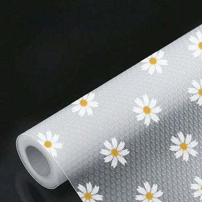 1 Roll 118" Waterproof Non-Slip Plastic Shelf Liner