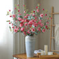 5pcs/set Camellia Silk Flower Long Branch