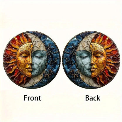 Sun and moon god acrylic sun catcher