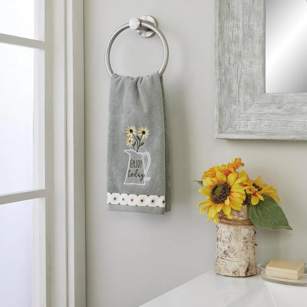 Enjoy Today Hand Towel 2pc Set for Bath/Kitchen