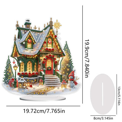 Acrylic Christmas House Kit