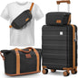 Travel Luggage Set, Hard Shell Lightweight Carry on