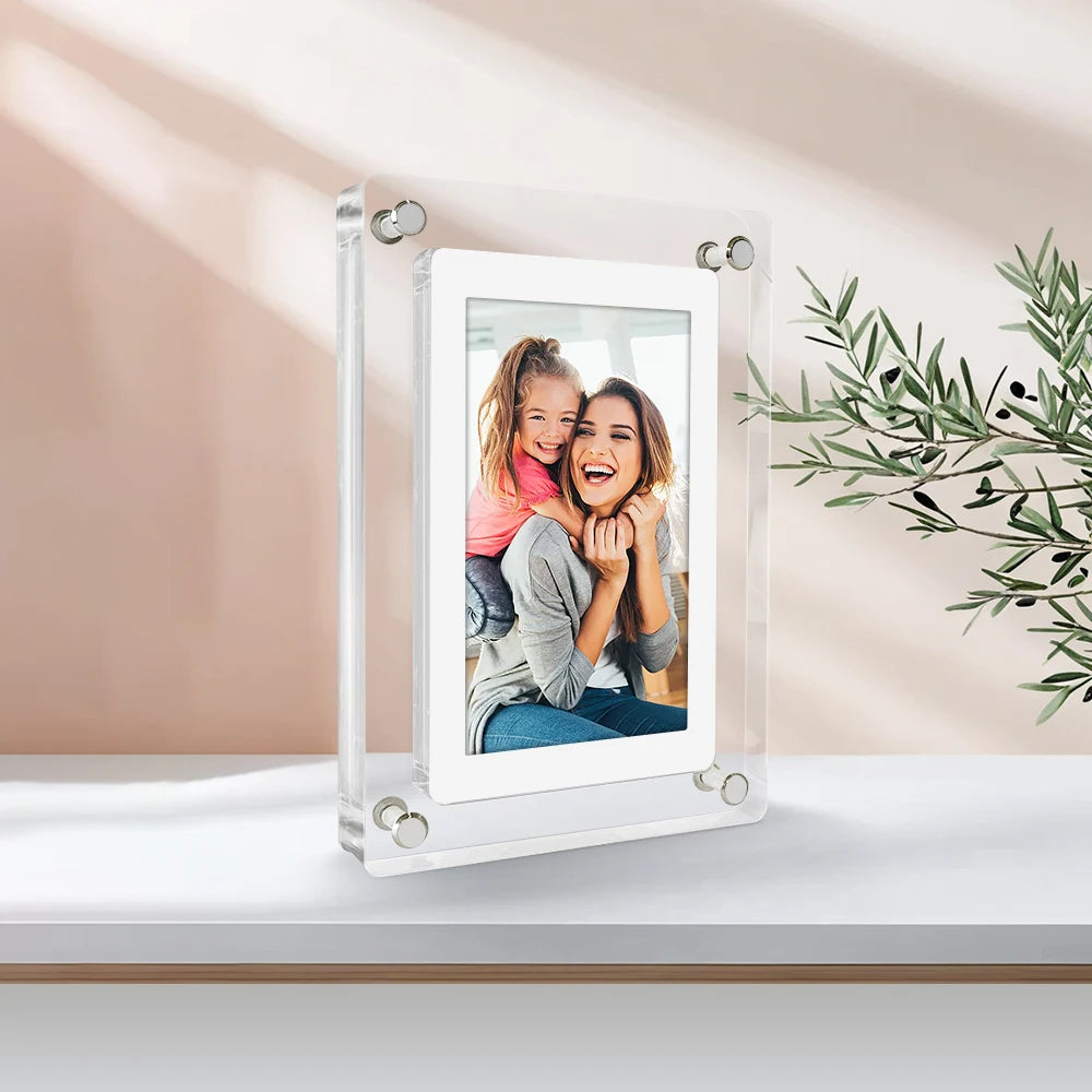 Acrylic Digital Photo Frame 5 and 7 Inch