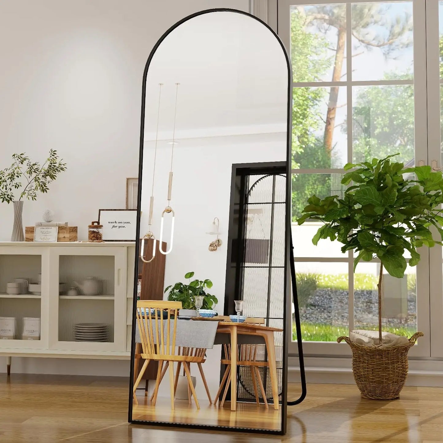 21x64 inch Arched Full Length Mirror