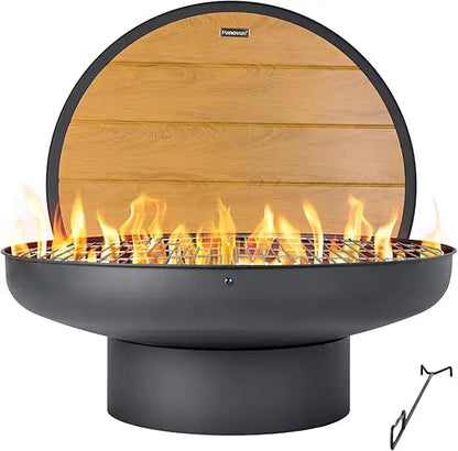 32in Fire Pit Table with Lid