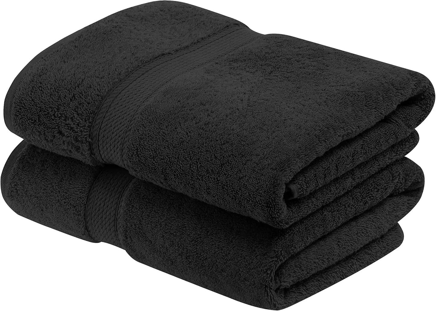 Egyptian long staple cotton bath towel, set of 4