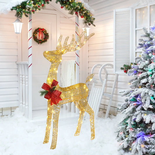 Lighted Christmas Reindeer Outdoor Decorations