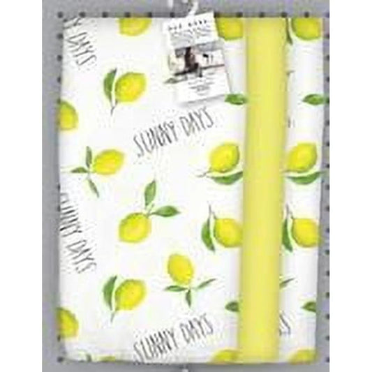 Lemon Kitchen Towels Set of 3 Cotton Dish Towels