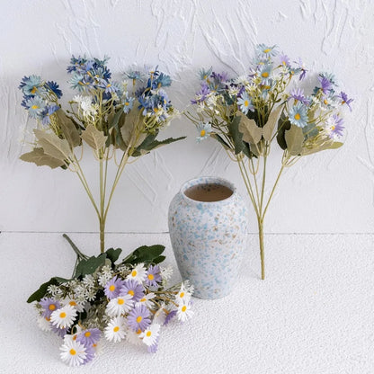 Artificial Flowers in Vase with colorful Daisies