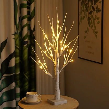 Easter Birch Tree Lamp - LED Easter Eggs Ornaments