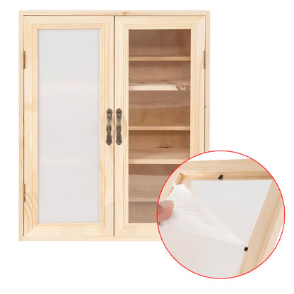 6 Layers Solid Wood Display Cabinet