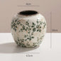 Ice Crackle Ceramic Vase Handmade