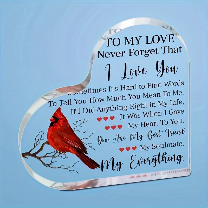 To My Love Acrylic Gift For Her