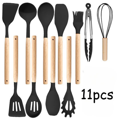 11pcs Silicone Kitchen Utensil Set