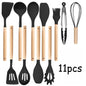 11pcs Silicone Kitchen Utensil Set